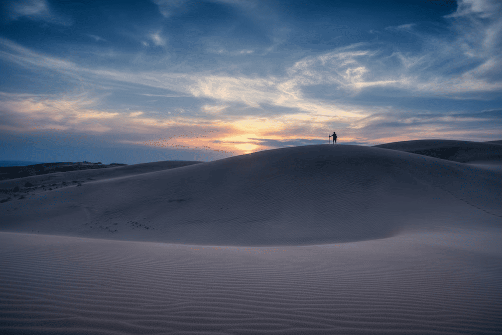 Khung cảnh hoàng hôn mang lại ấn tượng thị giác khó quên